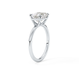 Emerald Cut 1.96 Carat Moissanite Ring – Solitaire Style in Gold