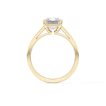 Radiant Cut 2.78 Carat Moissanite Ring – Solitaire Style in Gold