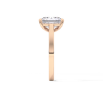 Radiant Cut 2.78 Carat Moissanite Ring – Solitaire Style in Gold