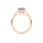 Radiant Cut 2.78 Carat Moissanite Ring – Solitaire Style in Gold