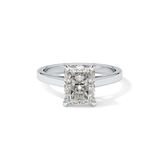 Radiant Cut 2.78 Carat Moissanite Ring – Solitaire Style in Gold