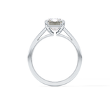 Radiant Cut 2.78 Carat Moissanite Ring – Solitaire Style in Gold