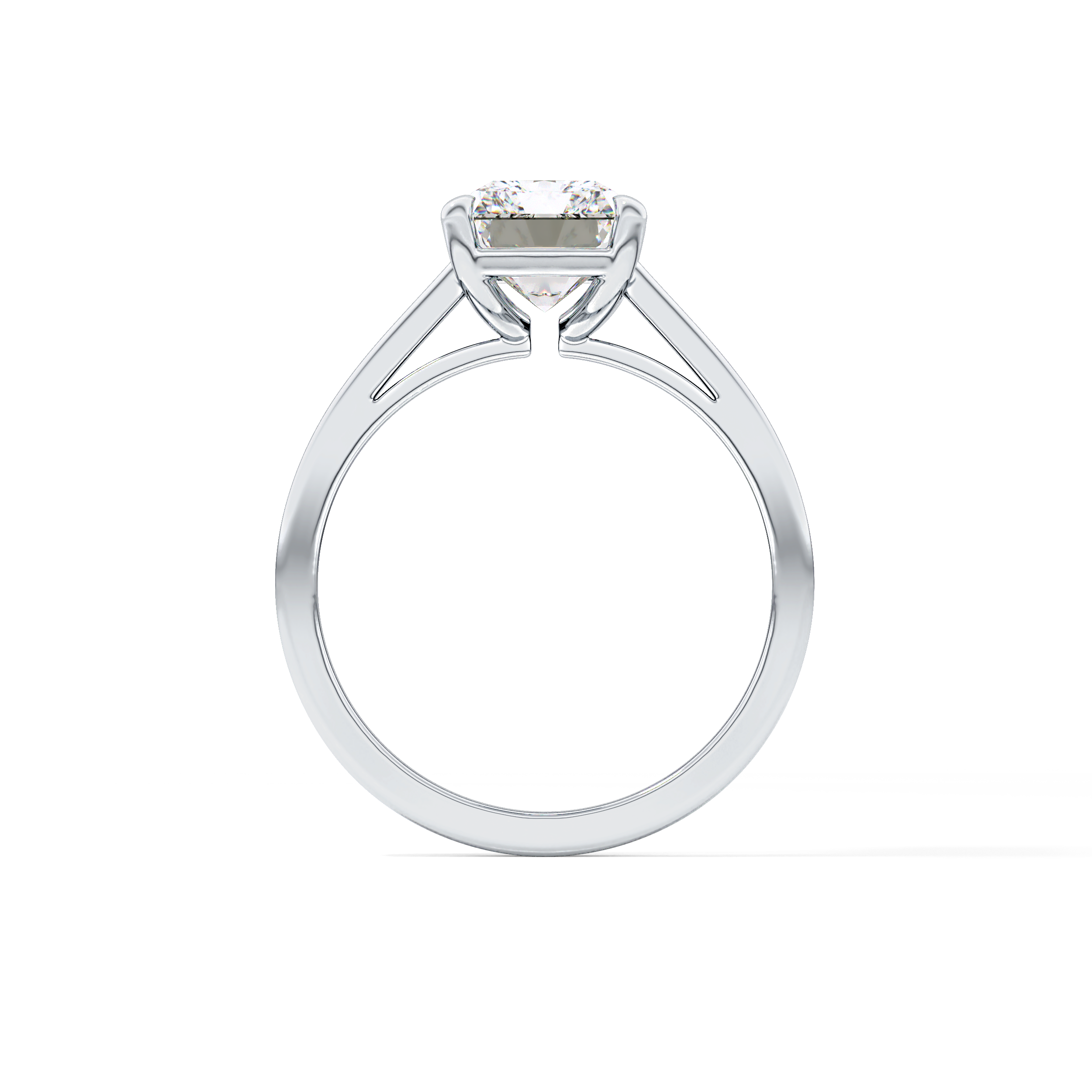 Radiant Cut 2.78 Carat Moissanite Ring – Solitaire Style in Gold