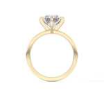 Radiant Cut 3.45 Carat Moissanite Ring – Solitaire Style in Gold