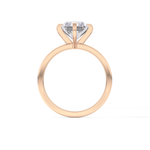 Radiant Cut 3.45 Carat Moissanite Ring – Solitaire Style in Gold