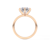 Radiant Cut 3.45 Carat Moissanite Ring – Solitaire Style in Gold