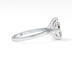 Radiant Cut 3.45 Carat Moissanite Ring – Solitaire Style in Gold