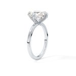 Radiant Cut 3.45 Carat Moissanite Ring – Solitaire Style in Gold