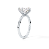 Radiant Cut 3.45 Carat Moissanite Ring – Solitaire Style in Gold