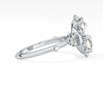 Cushion Cut 4.05 Carat Moissanite Ring – Halo Setting in Gold