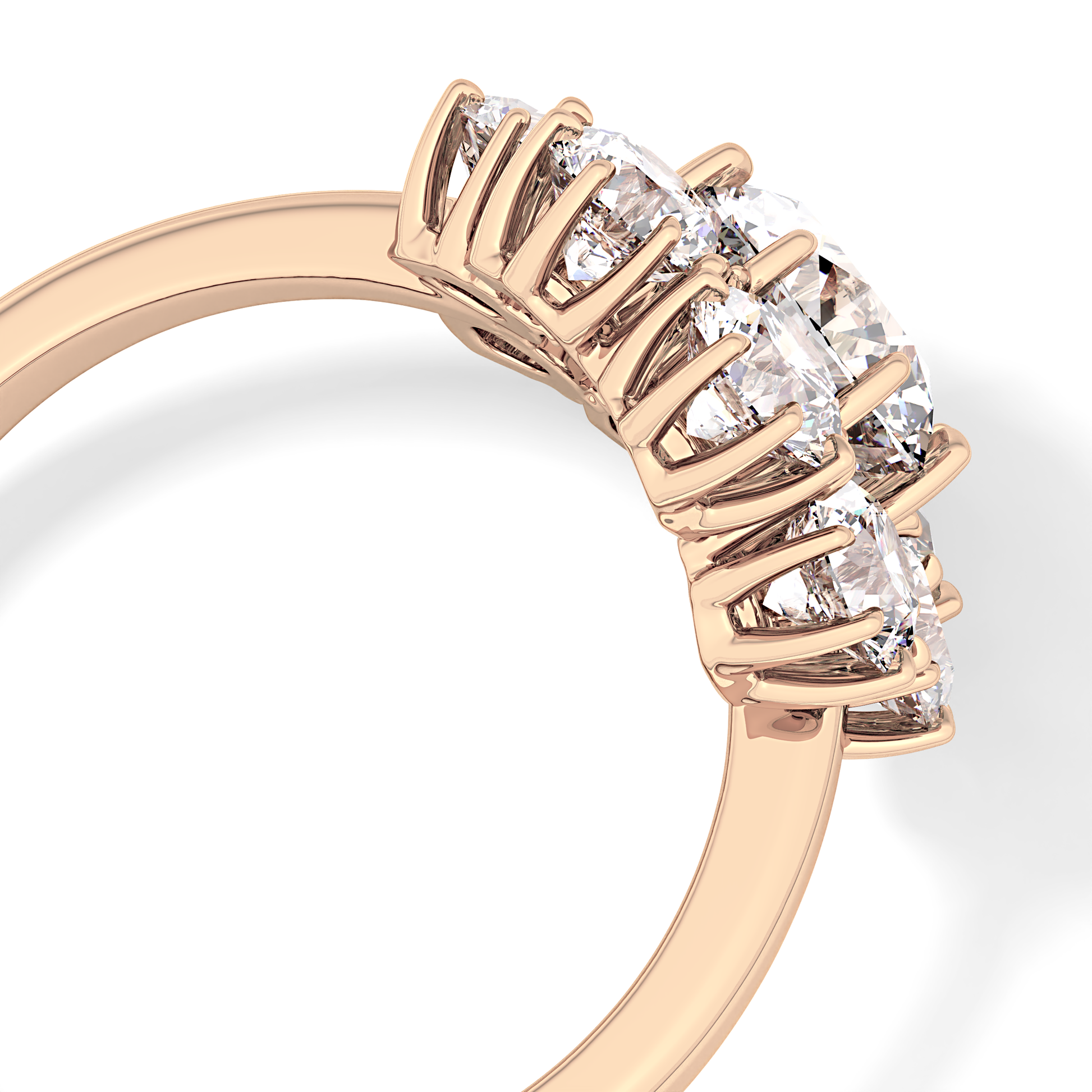 Round Cut 1.34 Carat Moissanite Ring – Halo Setting in Gold
