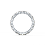 Full Eternity Wedding Band with 3.8 TCW Oval Cut Moissanite – Yellow, White, or Rose Gold