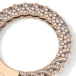 Half Eternity Wedding Band with 1.83 TCW Round Cut Moissanite – Yellow, White, or Rose Gold