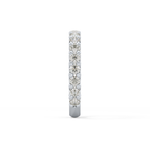 Half Eternity Wedding Band with 1.83 TCW Round Cut Moissanite – Yellow, White, or Rose Gold
