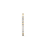 Full Eternity Wedding Band with 0.59 TCW Round Cut Moissanite – Yellow, White, or Rose Gold