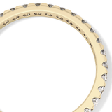 Full Eternity Wedding Band with 0.59 TCW Round Cut Moissanite – Yellow, White, or Rose Gold