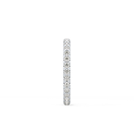 Full Eternity Wedding Band with 0.59 TCW Round Cut Moissanite – Yellow, White, or Rose Gold