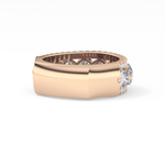 Half Eternity Wedding Band with 2.67 TCW Round Cut Moissanite – Yellow, White, or Rose Gold
