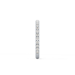 Half Eternity Wedding Band with 0.46 TCW Round Cut Moissanite – Yellow, White, or Rose Gold