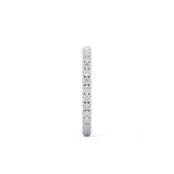 Half Eternity Wedding Band with 0.46 TCW Round Cut Moissanite – Yellow, White, or Rose Gold