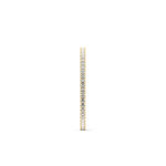 Full Eternity Wedding Band with 0.20 TCW Round Cut Moissanite – Yellow, White, or Rose Gold