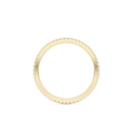 Full Eternity Wedding Band with 0.20 TCW Round Cut Moissanite – Yellow, White, or Rose Gold