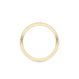 Full Eternity Wedding Band with 0.20 TCW Round Cut Moissanite – Yellow, White, or Rose Gold
