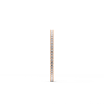 Full Eternity Wedding Band with 0.20 TCW Round Cut Moissanite – Yellow, White, or Rose Gold