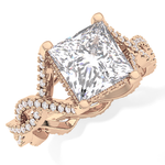 Full Eternity Wedding Band with 0.20 TCW Round Cut Moissanite – Yellow, White, or Rose Gold