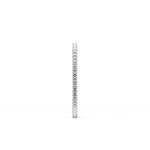 Full Eternity Wedding Band with 0.20 TCW Round Cut Moissanite – Yellow, White, or Rose Gold