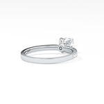 Cushion Cut 0.86 Carat Moissanite Ring – Pave Setting in Gold
