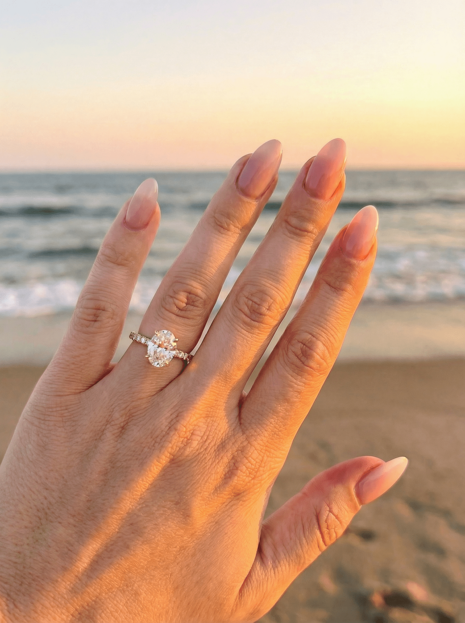 2 CT Round Halo & Pave Lab Grown Diamond Engagement Ring