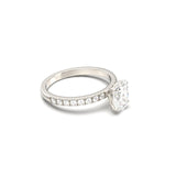 2 CT Round Halo & Pave Lab Grown Diamond Engagement Ring
