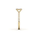 2 CT Round Halo & Pave Lab Grown Diamond Engagement Ring
