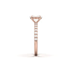 2 CT Round Halo & Pave Lab Grown Diamond Engagement Ring
