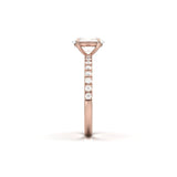 2 CT Round Halo & Pave Lab Grown Diamond Engagement Ring