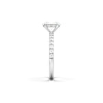 2 CT Round Halo & Pave Lab Grown Diamond Engagement Ring