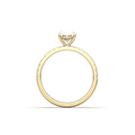2 CT Round Halo & Pave Lab Grown Diamond Engagement Ring