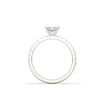 2 CT Round Halo & Pave Lab Grown Diamond Engagement Ring