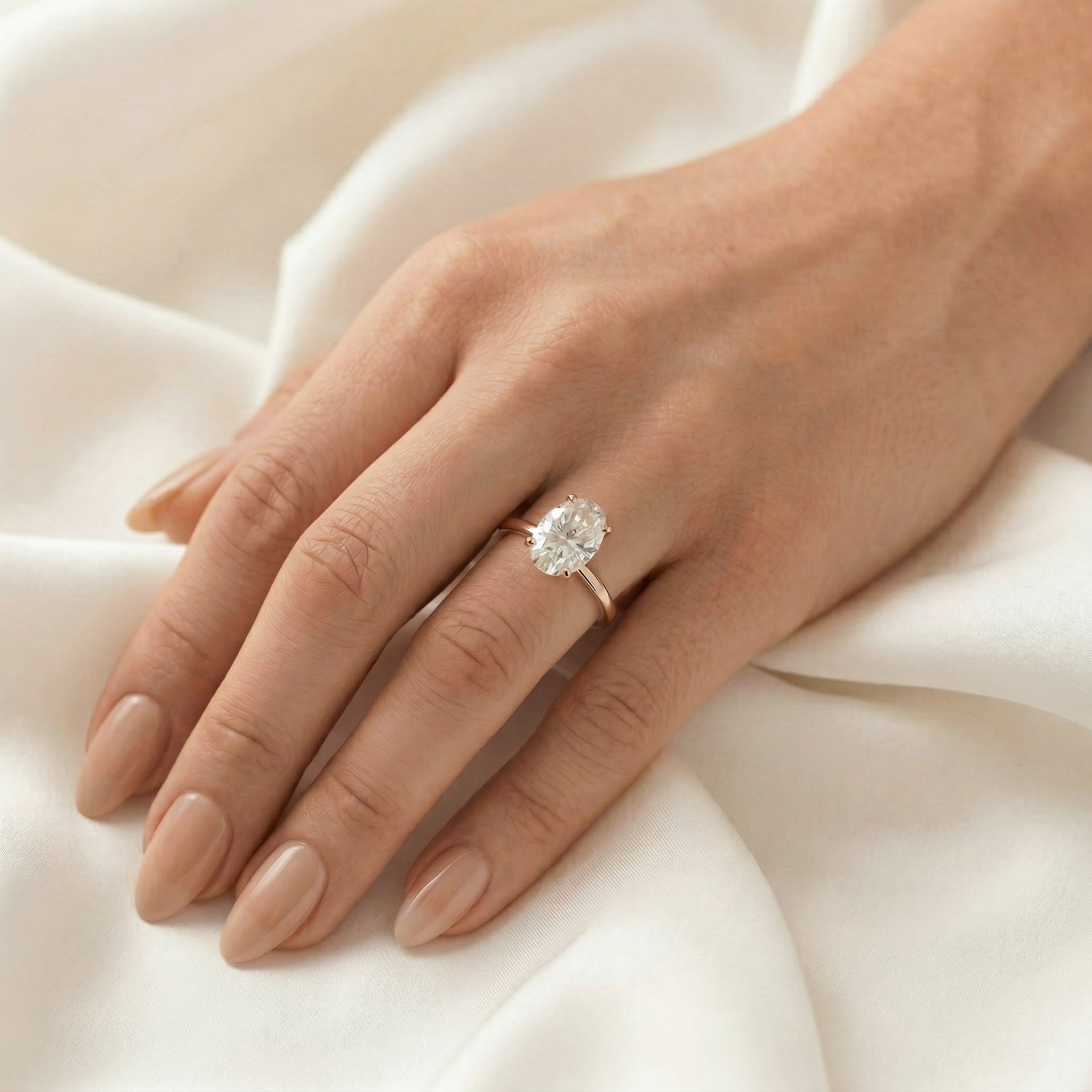 2 CT Round Halo & Pave Lab Grown Diamond Engagement Ring