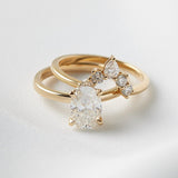 2 CT Round Halo & Pave Lab Grown Diamond Engagement Ring