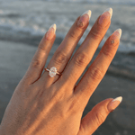 2 CT Round Halo & Pave Lab Grown Diamond Engagement Ring