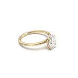2 CT Round Halo & Pave Lab Grown Diamond Engagement Ring