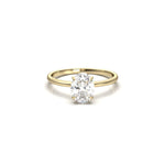 2 CT Round Halo & Pave Lab Grown Diamond Engagement Ring