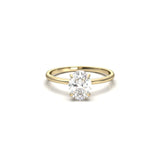2 CT Round Halo & Pave Lab Grown Diamond Engagement Ring