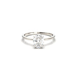 2 CT Round Halo & Pave Lab Grown Diamond Engagement Ring