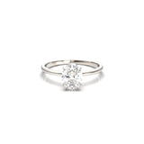 2 CT Round Halo & Pave Lab Grown Diamond Engagement Ring
