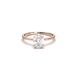 2 CT Round Halo & Pave Lab Grown Diamond Engagement Ring