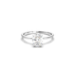 2 CT Round Halo & Pave Lab Grown Diamond Engagement Ring