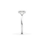 2 CT Round Halo & Pave Lab Grown Diamond Engagement Ring